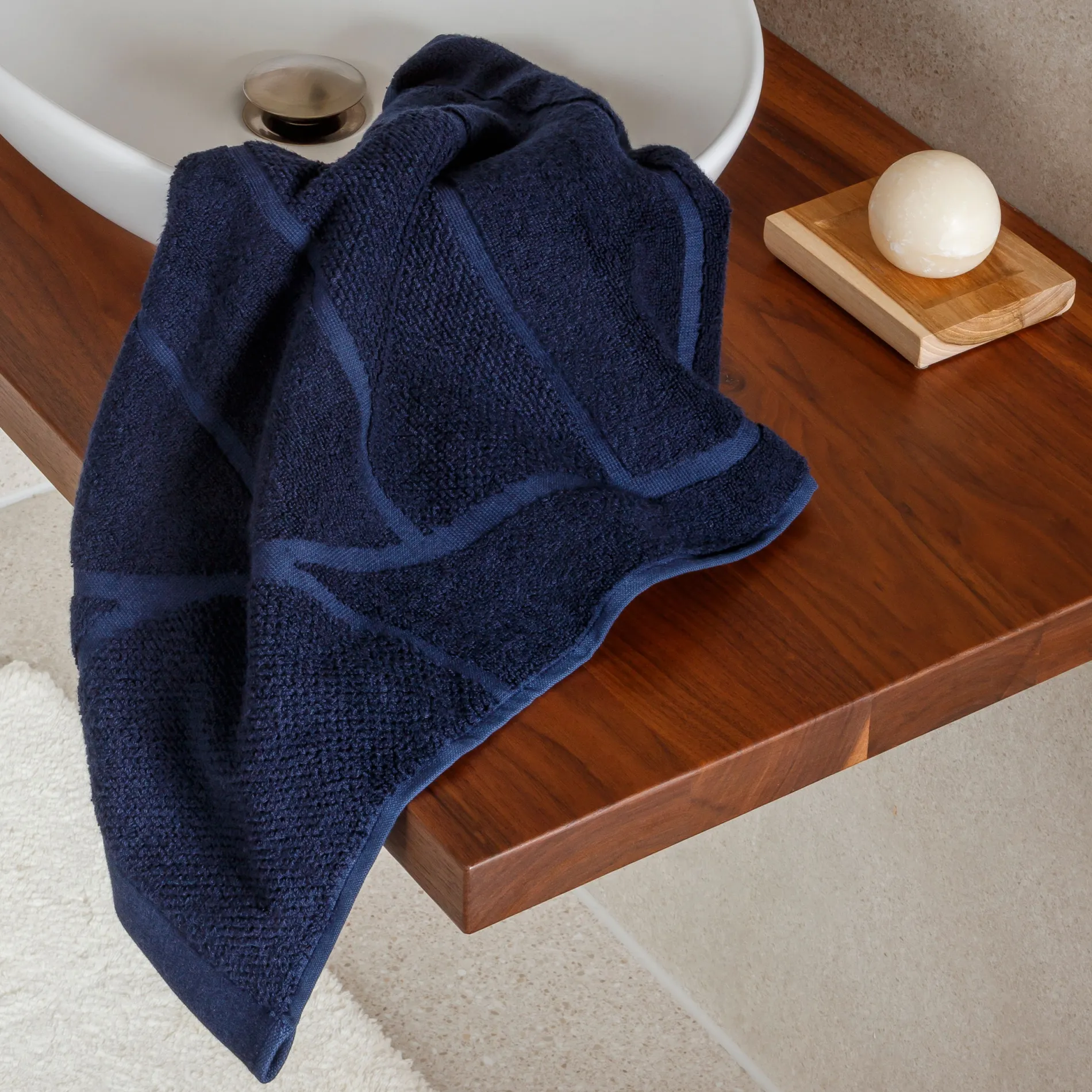 MÖVE Handtücher-Autumn Delights Handtuch 50X100 cm(dark blue)