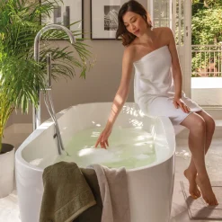 MÖVE Duschtücher-Bamboo Luxe Duschtuch 80X150 cm(steelblue)