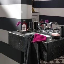 MÖVE Gästehandtücher|Kleine Handtücher-Bamboo Luxe Gästetuch 30X50 cm(steelblue)