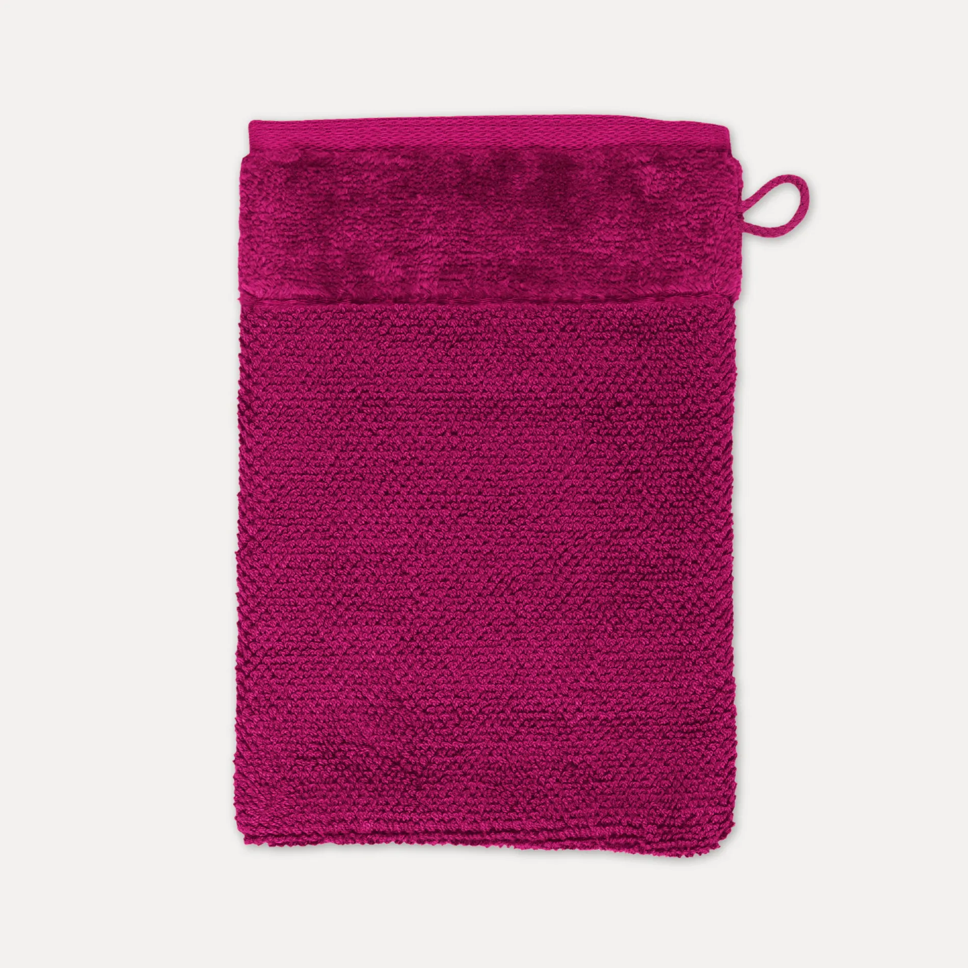 MÖVE Waschhandschuhe|Kleine Handtücher-Bamboo Luxe Waschhandschuh 20X15 cm(berry)