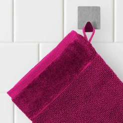 MÖVE Waschhandschuhe|Kleine Handtücher-Bamboo Luxe Waschhandschuh 20X15 cm(berry)