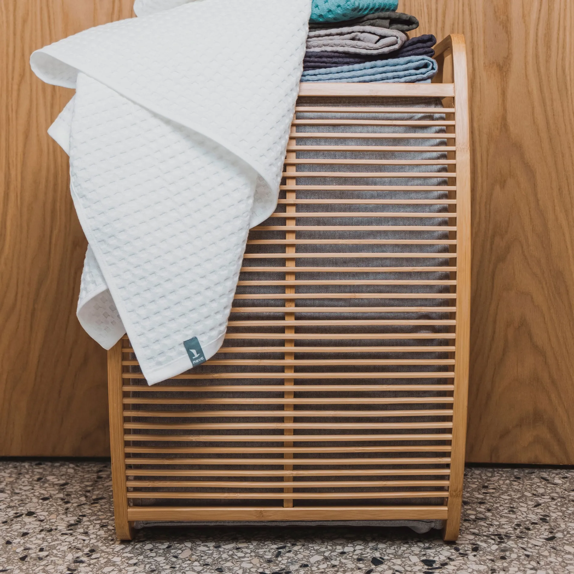 MÖVE Wäschekörbe-Bamboo Wäschekorb(wood)