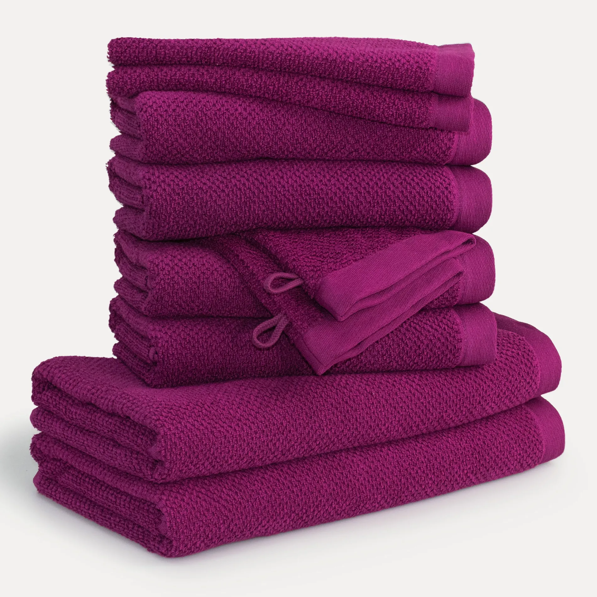 MÖVE Handtuchsets-Bliss Handtuchset 10-TLG(berry)