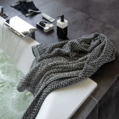 MÖVE Duschtücher-Brooklyn Duschtuch 80X150 cm(deep sea)