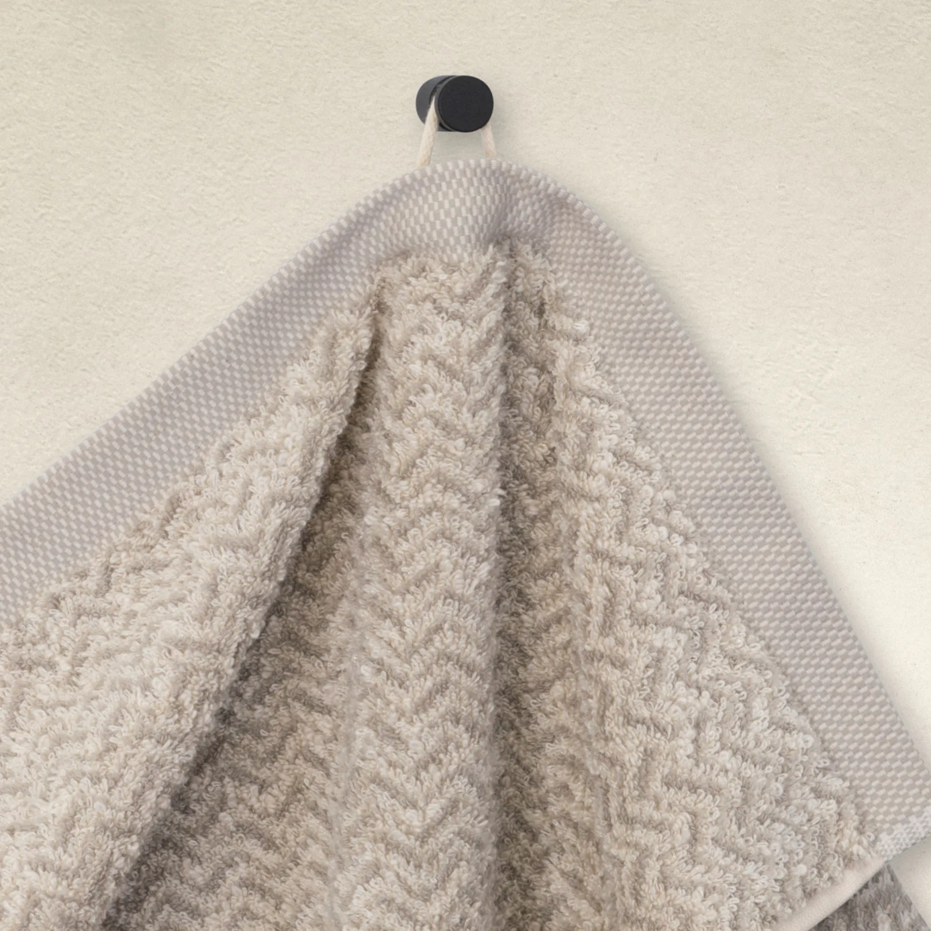 MÖVE Handtücher-Brooklyn Handtuch 50X100 cm(nature/cashmere)