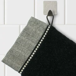 MÖVE Waschhandschuhe|Kleine Handtücher-Brooklyn Waschhandschuh 20X15 cm(black)