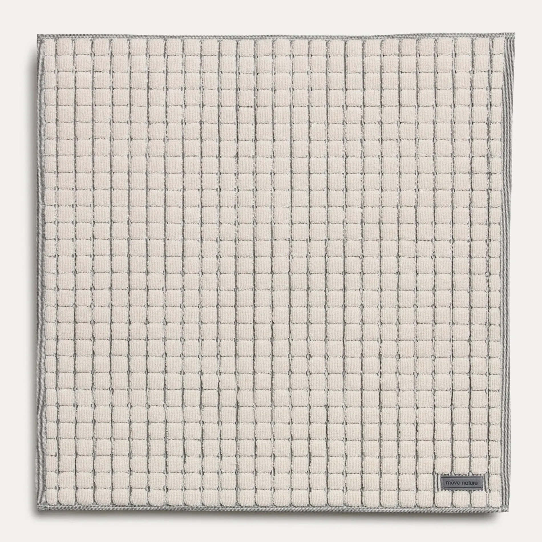 MÖVE Badteppiche-Eden Badteppich 60X60 cm(nature/black)