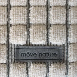 MÖVE Badteppiche-Eden Badteppich 60X60 cm(nature/black)