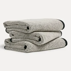 MÖVE Duschtücher-Eden Duschtuch 80X150 cm(nature/black)