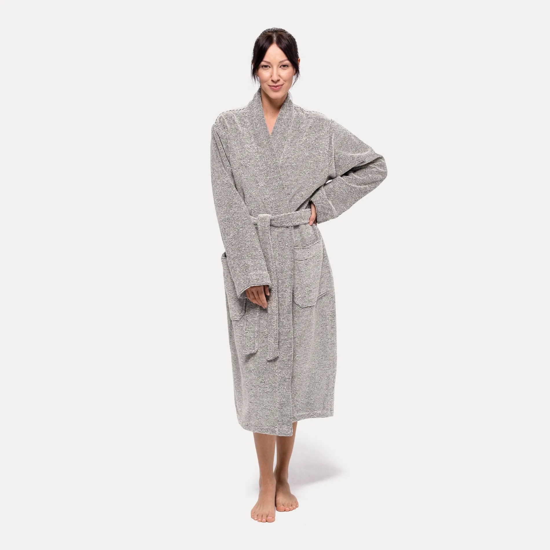 Damen MÖVE Damen|Herren-Eden Kimono schwarz(nature/black)