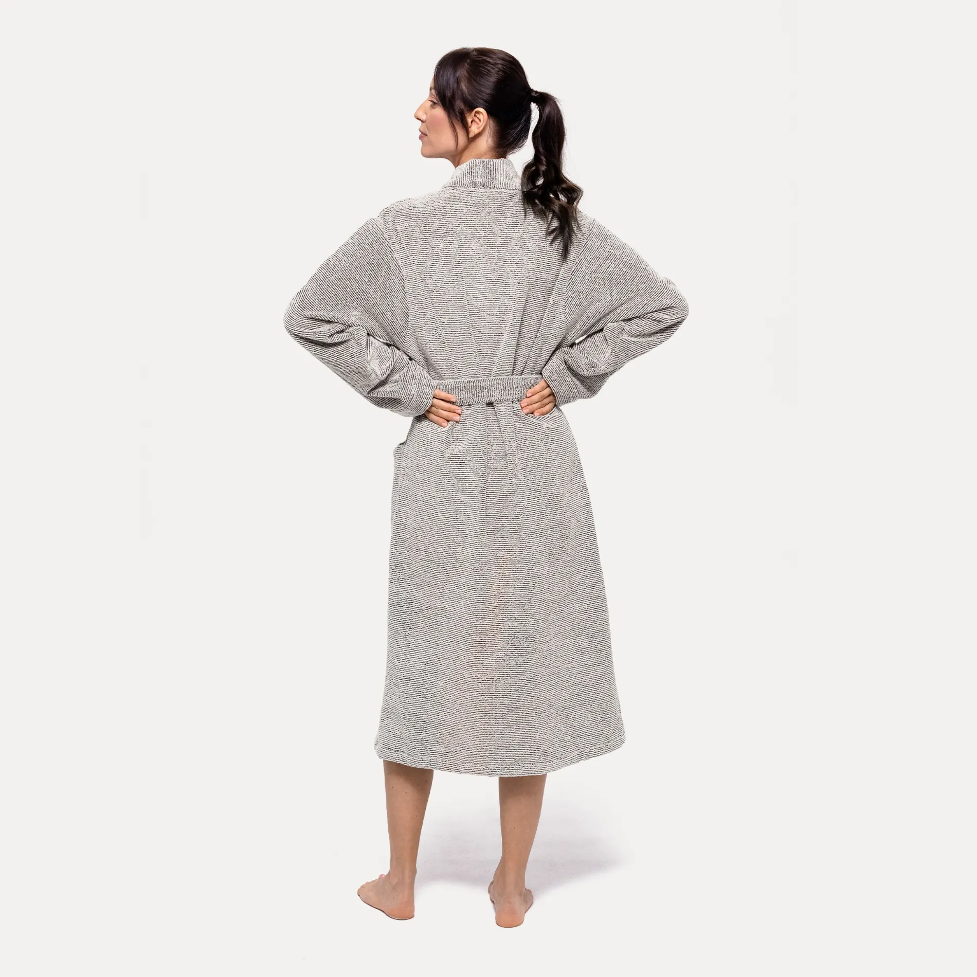 Damen MÖVE Damen|Herren-Eden Kimono schwarz(nature/black)