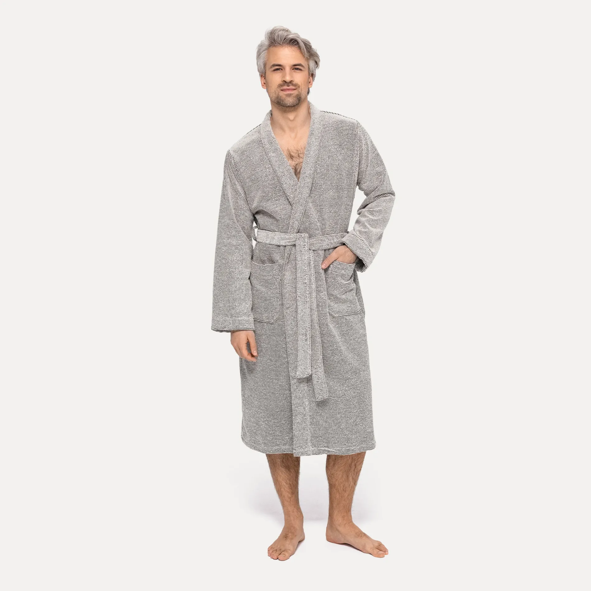 Damen MÖVE Damen|Herren-Eden Kimono schwarz(nature/black)