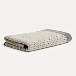 MÖVE Saunatücher-Eden Saunatuch 80X200 cm(nature/black)