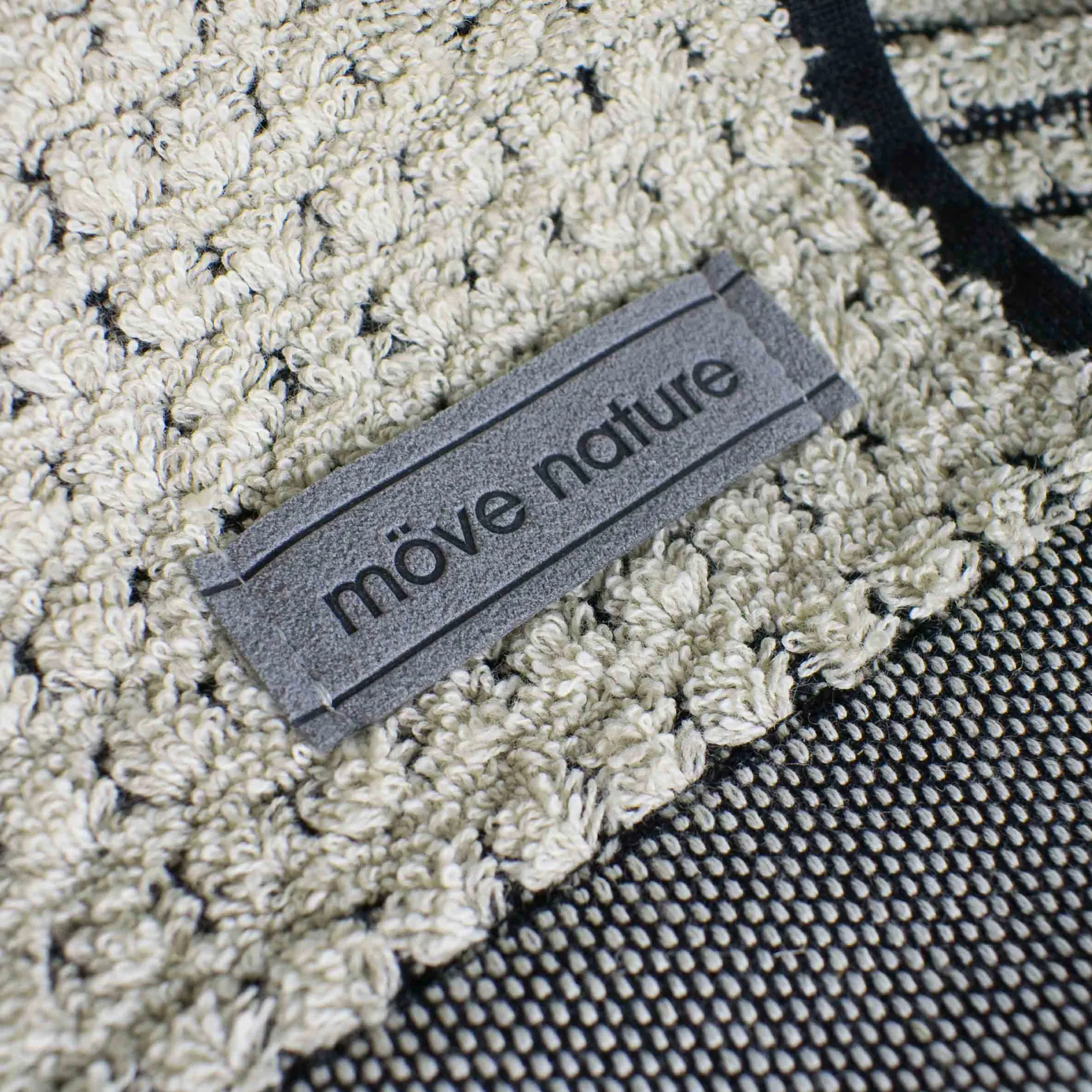 MÖVE Saunatücher-Eden Saunatuch 80X200 cm(nature/black)