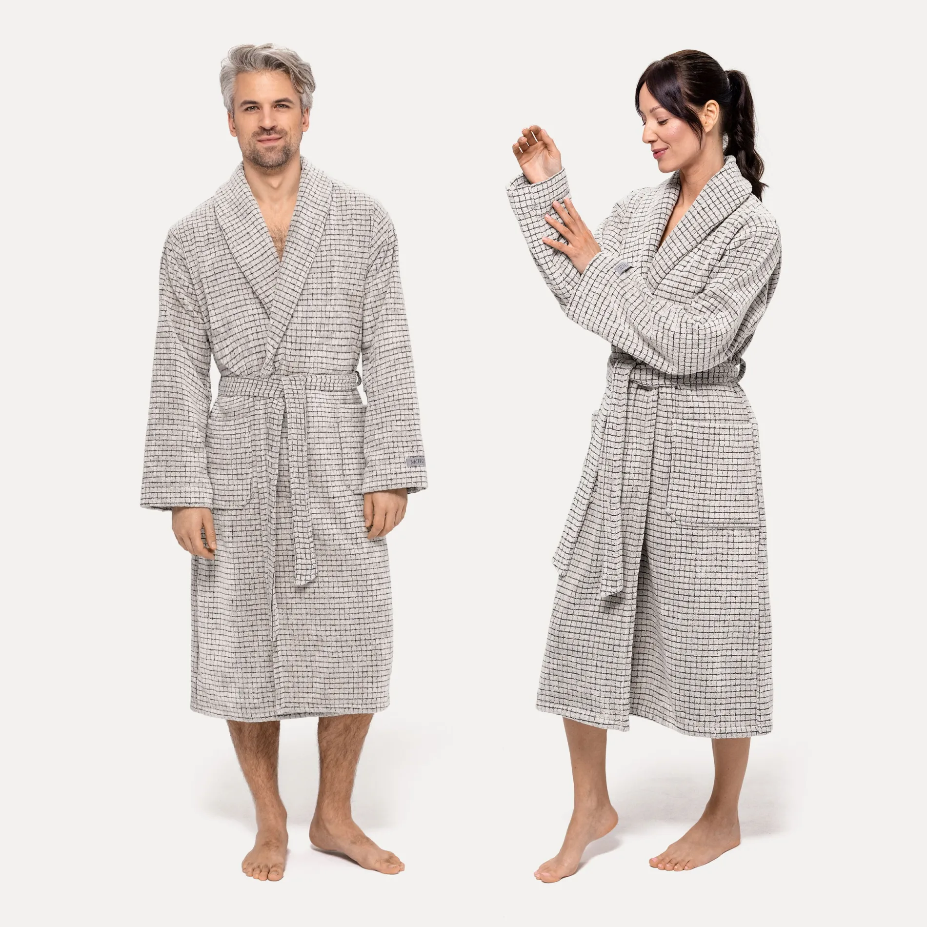 Herren MÖVE Herren|Große Größen-Eden Schalkragenmantel beige(nature/black)