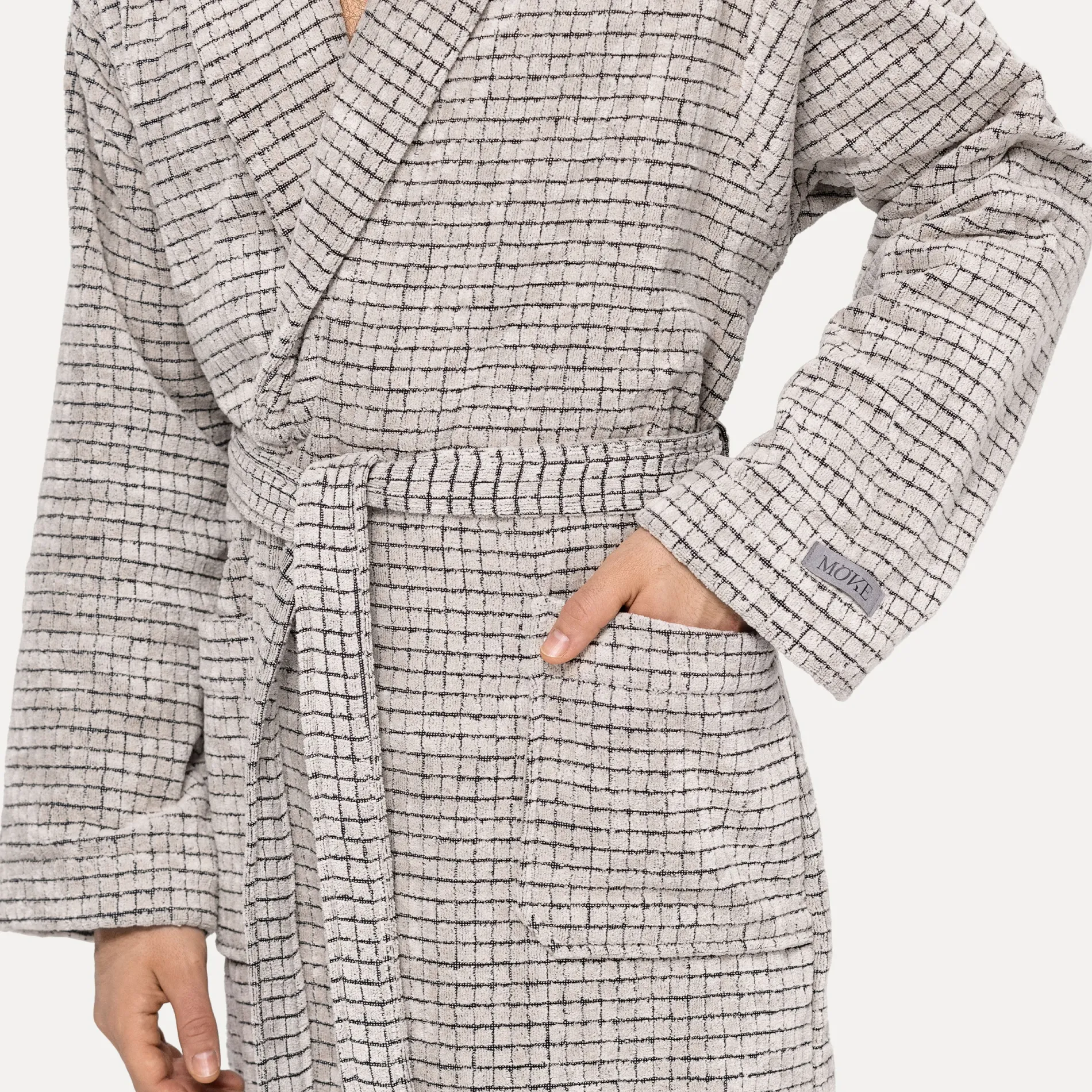 Herren MÖVE Herren|Große Größen-Eden Schalkragenmantel beige(nature/black)