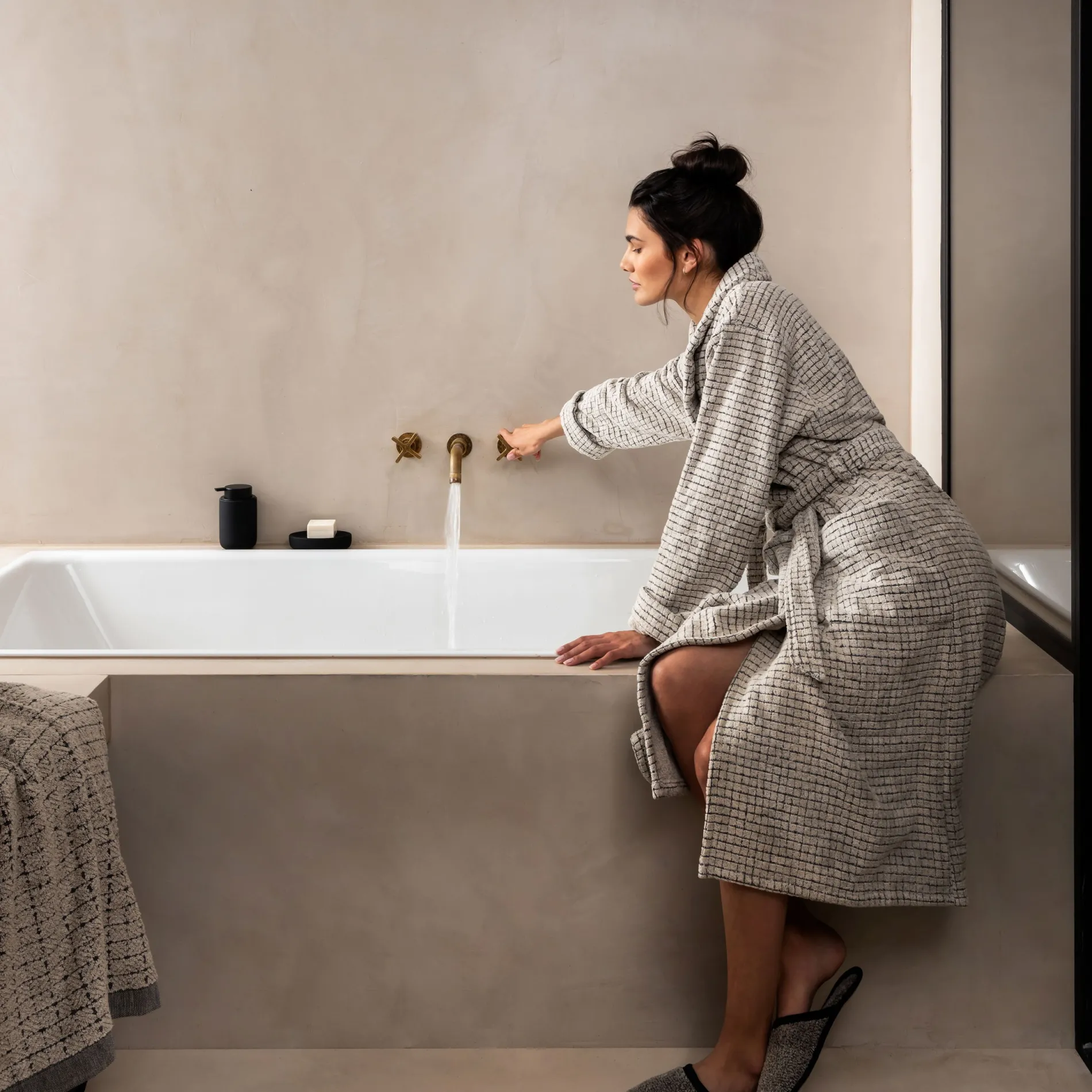 Herren MÖVE Herren|Große Größen-Eden Schalkragenmantel beige(nature/black)