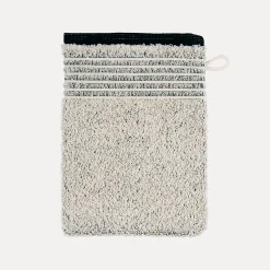 MÖVE Waschhandschuhe|Kleine Handtücher-Eden Waschhandschuh 20X15 cm(nature/black)