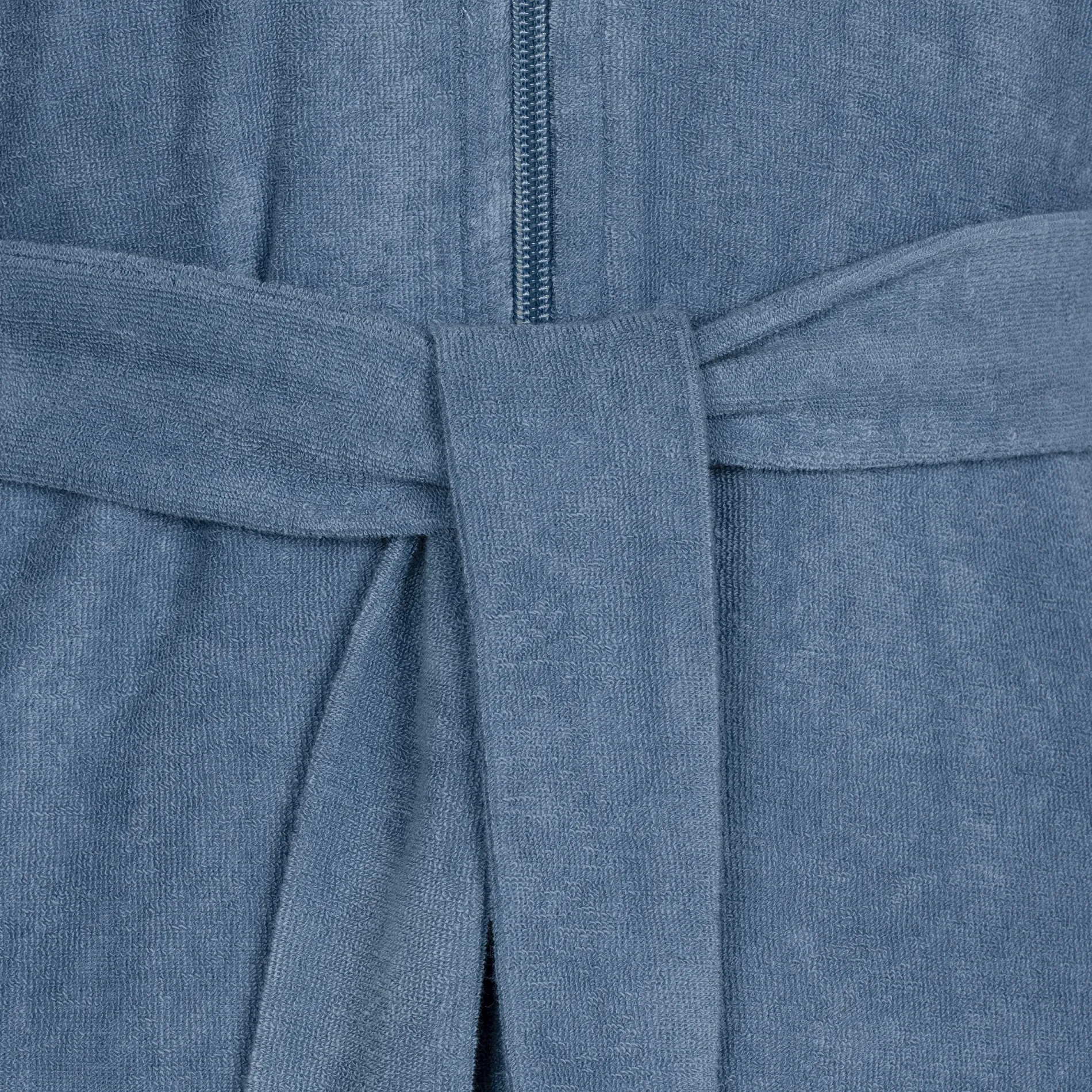 Damen MÖVE Damen|Mit Kapuze-Homewear Bademantel mit Kapuze blau(steel blue)