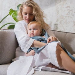 MÖVE Kimonos|Morgenmäntel-Homewear Kimono blau(deep sea)