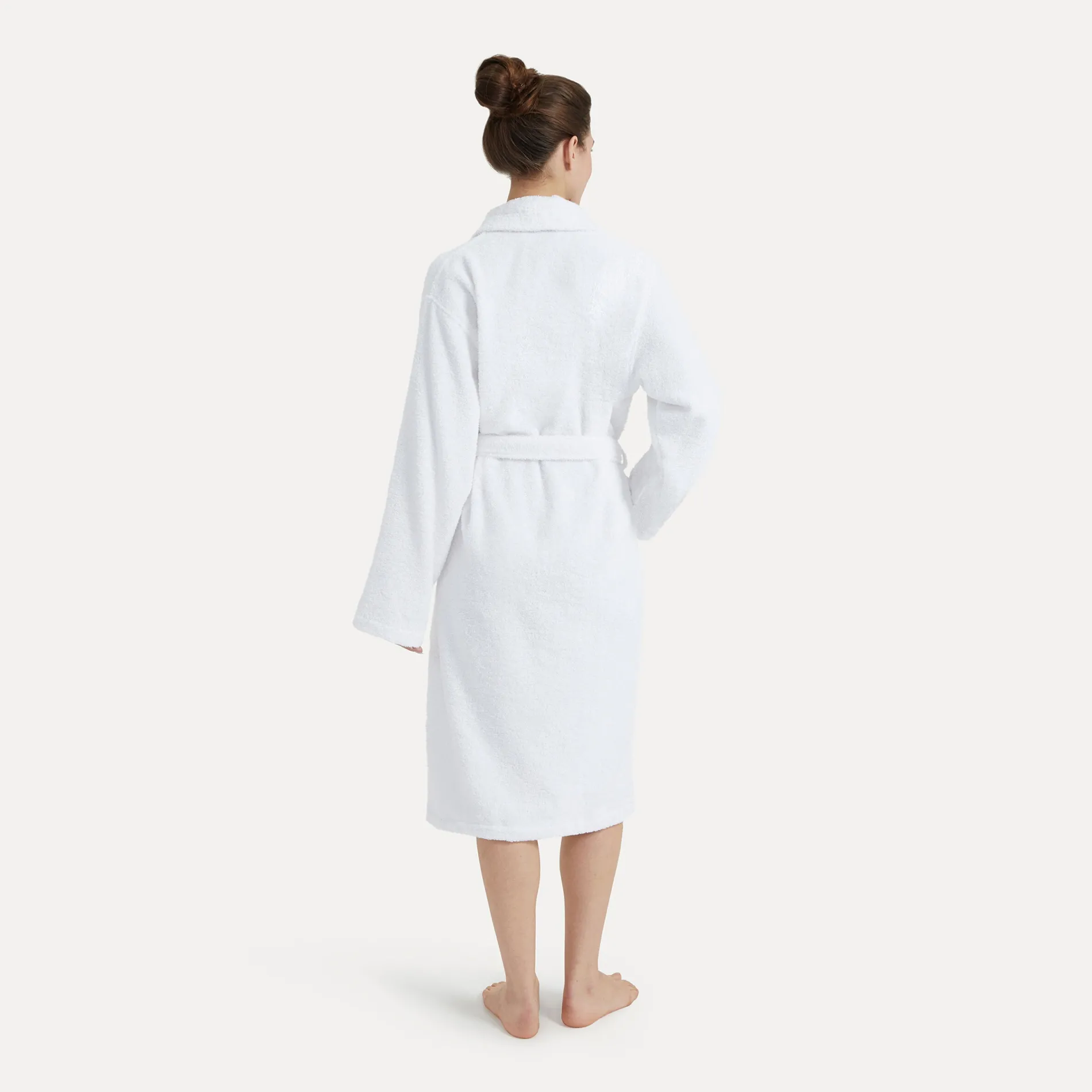 Damen MÖVE Damen|Herren-Homewear Schalkragenmantel weiß(snow)