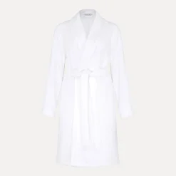 Damen MÖVE Damen|Kurze Bademäntel-Homewear Schalkragenmantel weiß(snow)