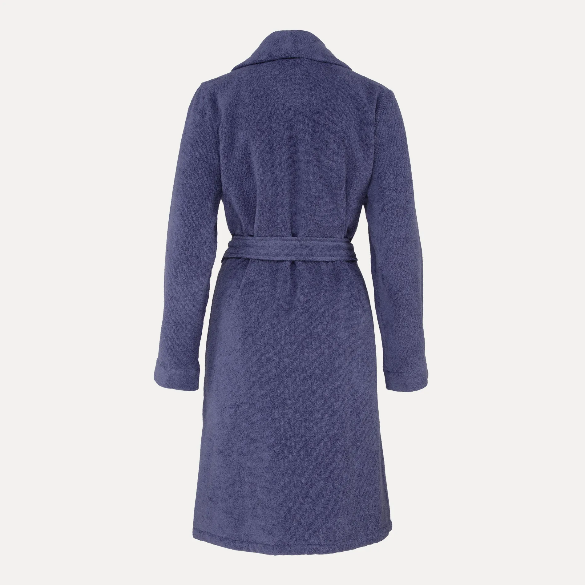MÖVE Kurze Bademäntel|Damen-Homewear Schalkragenmantel lila(blueberry)