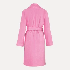 Damen MÖVE Damen|Kurze Bademäntel-Homewear Schalkragenmantel pink(flamingo)