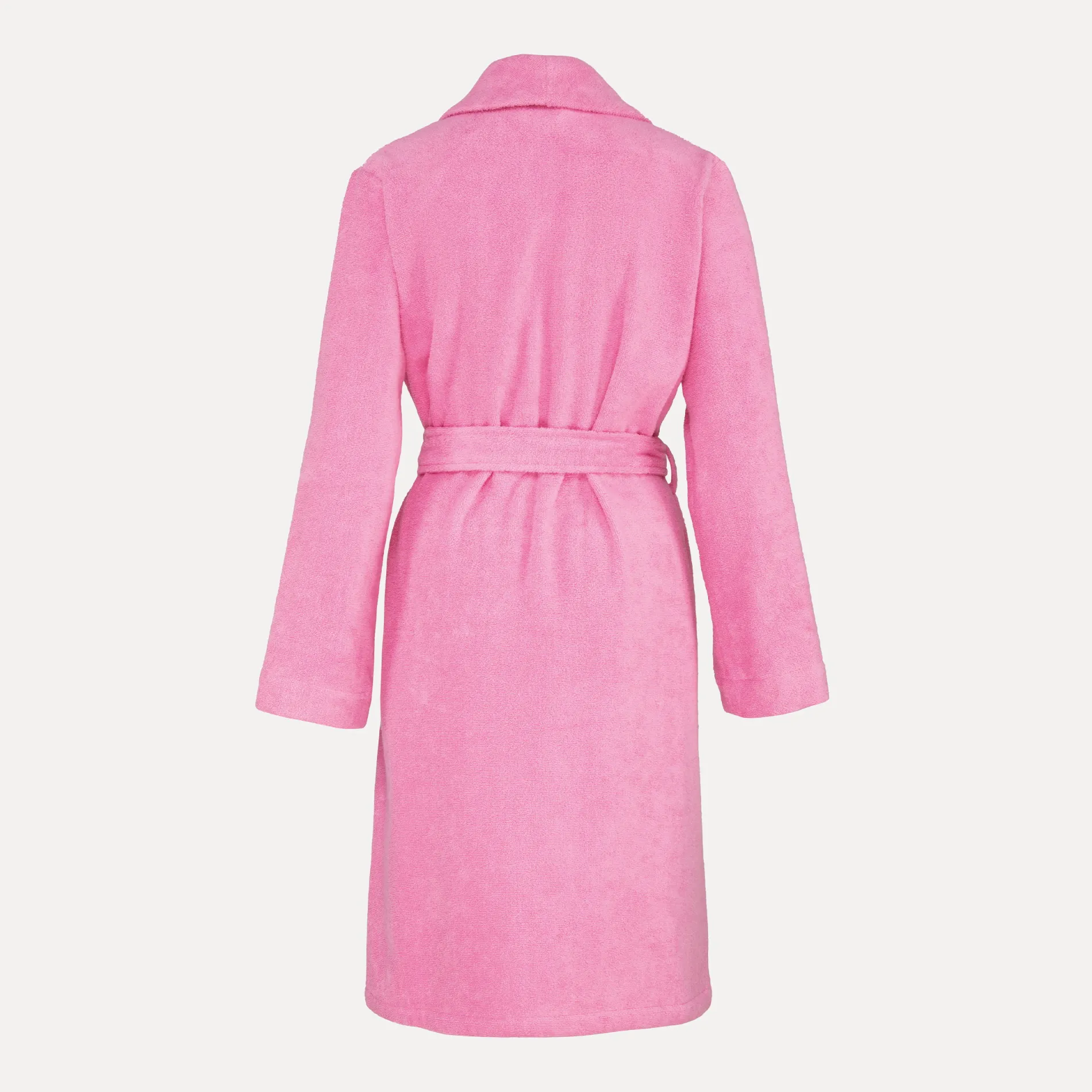 Damen MÖVE Damen|Kurze Bademäntel-Homewear Schalkragenmantel pink(flamingo)