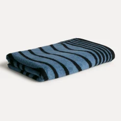 MÖVE Duschtücher-Illusions Duschtuch 67X140 cm(steelblue/black)