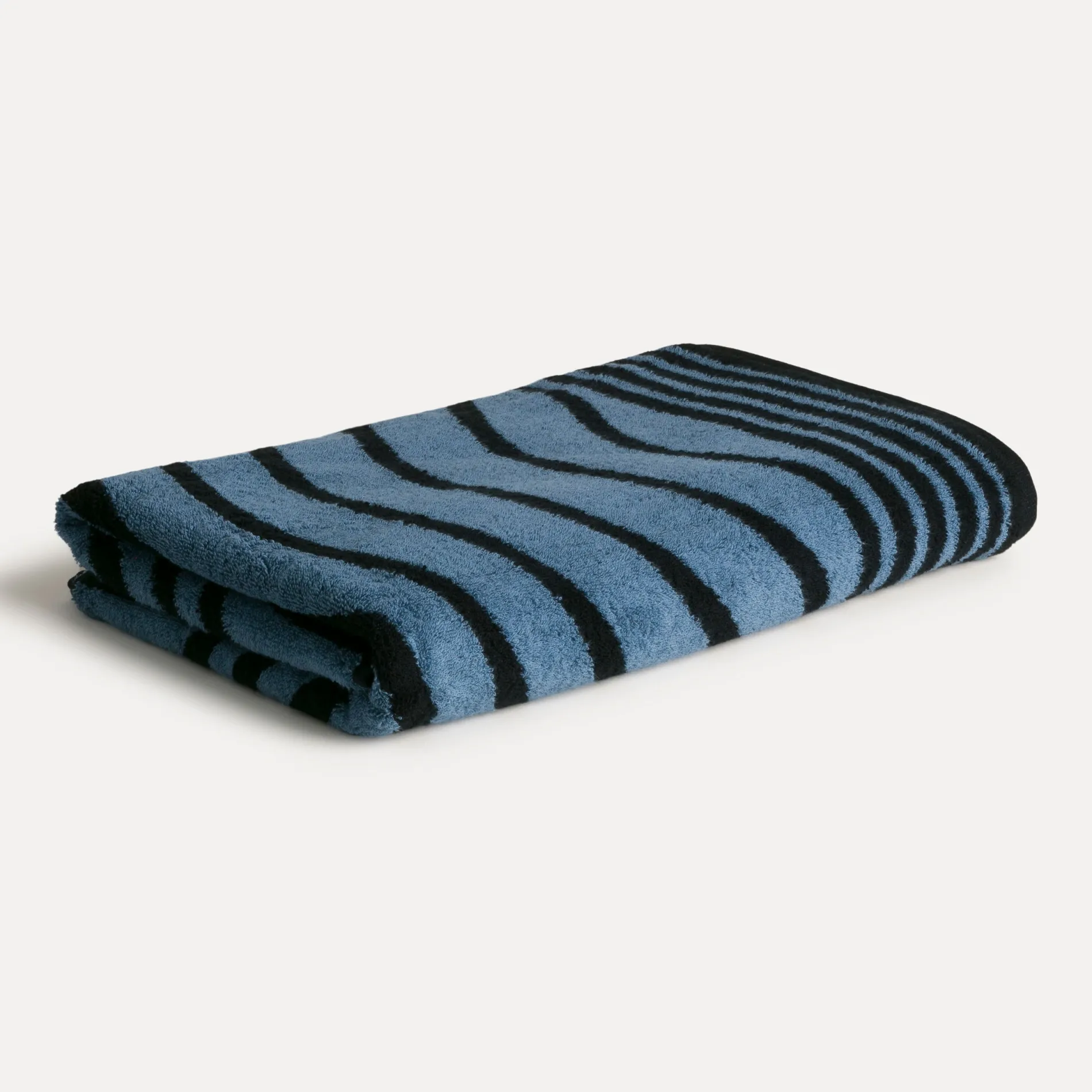 MÖVE Duschtücher-Illusions Duschtuch 67X140 cm(steelblue/black)