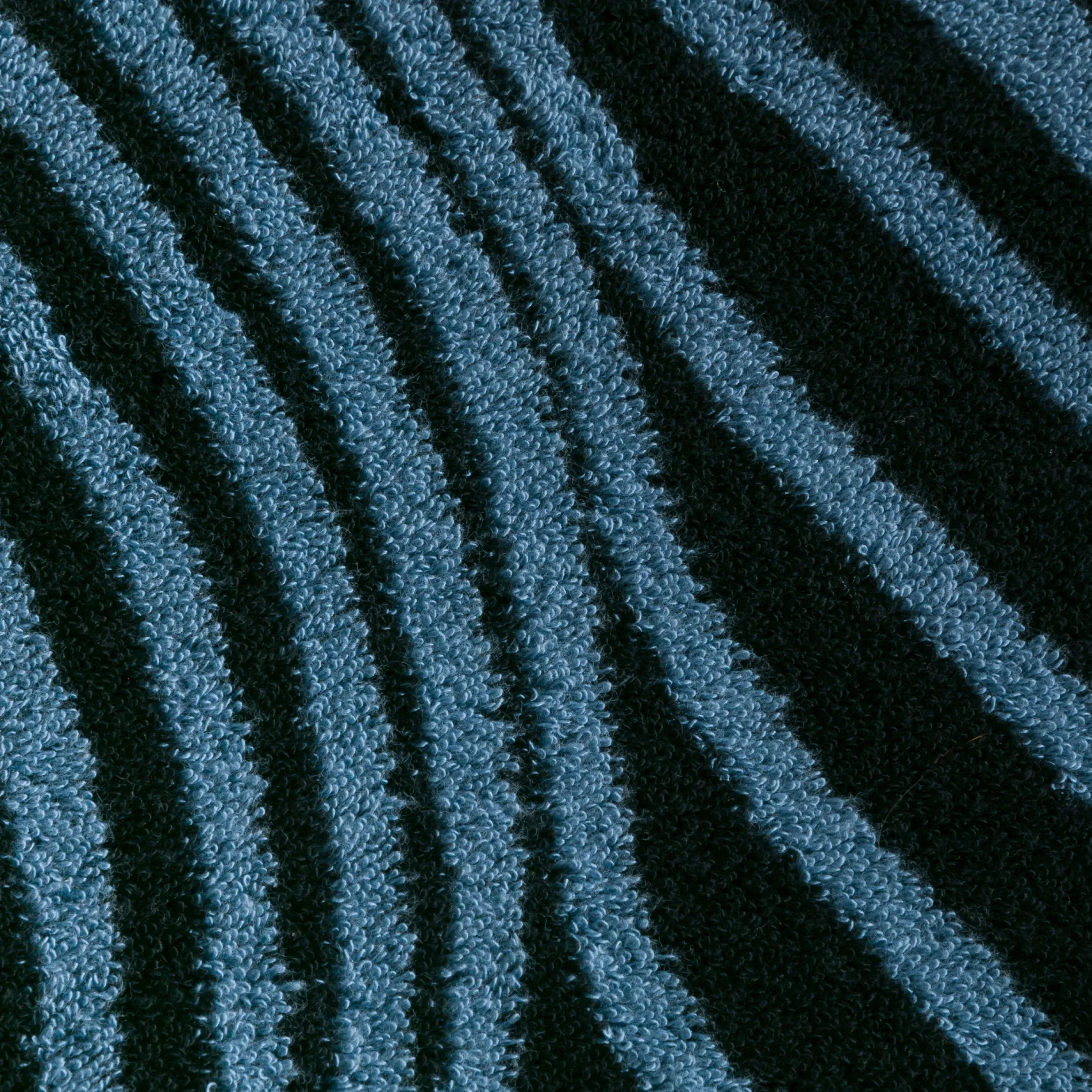 MÖVE Handtücher-Illusions Handtuch 50X100 cm(steelblue/black)