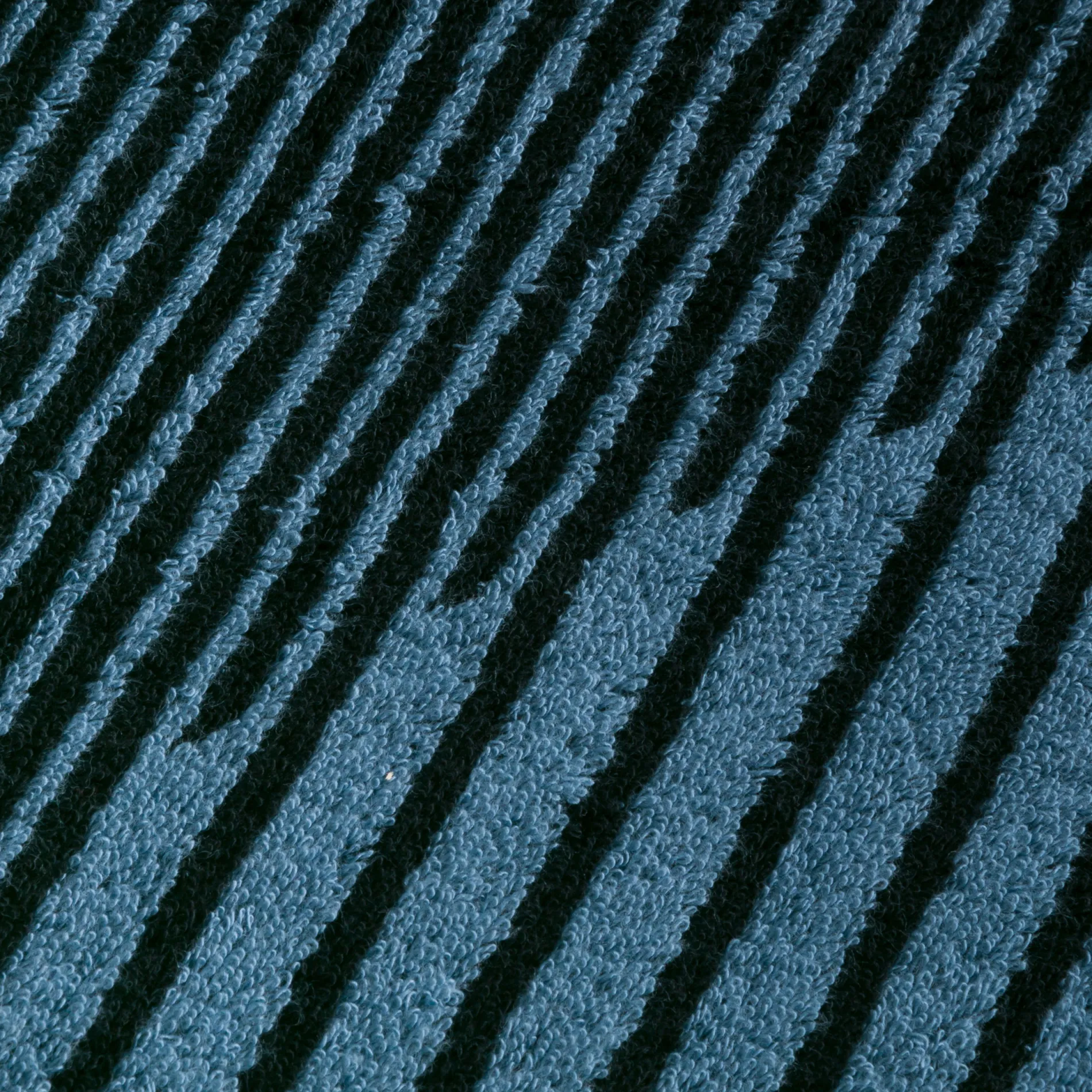 MÖVE Handtücher-Illusions Handtuch 50X100 cm(steelblue/black)