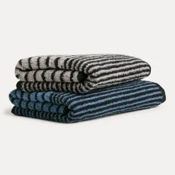 MÖVE Handtücher-Illusions Handtuch 50X100 cm(steelblue/black)