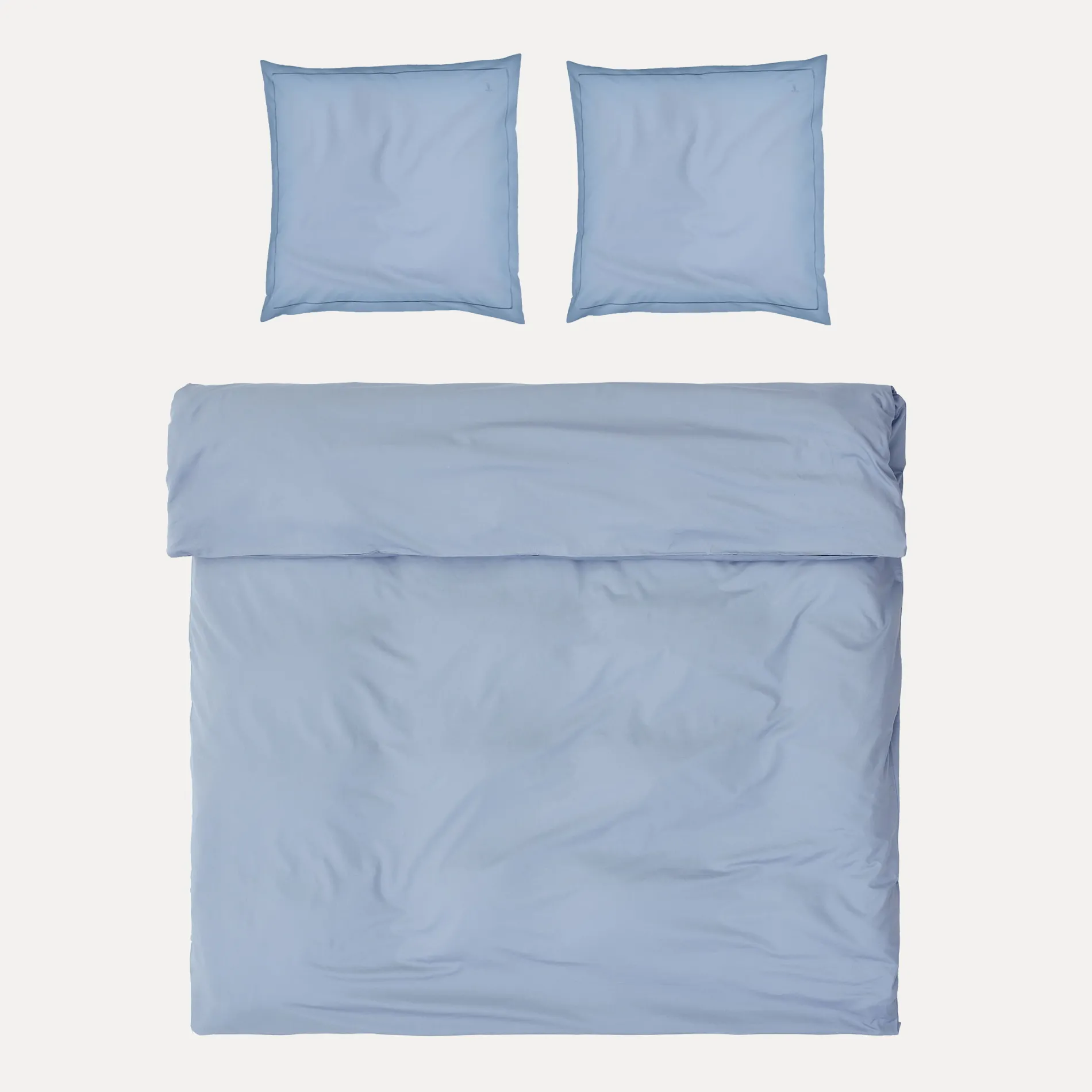 MÖVE Bettbezüge|Bettwäsche 200X200-Luxury Bettwäsche 200x200 cm + 2x80x80 cm(light blue)