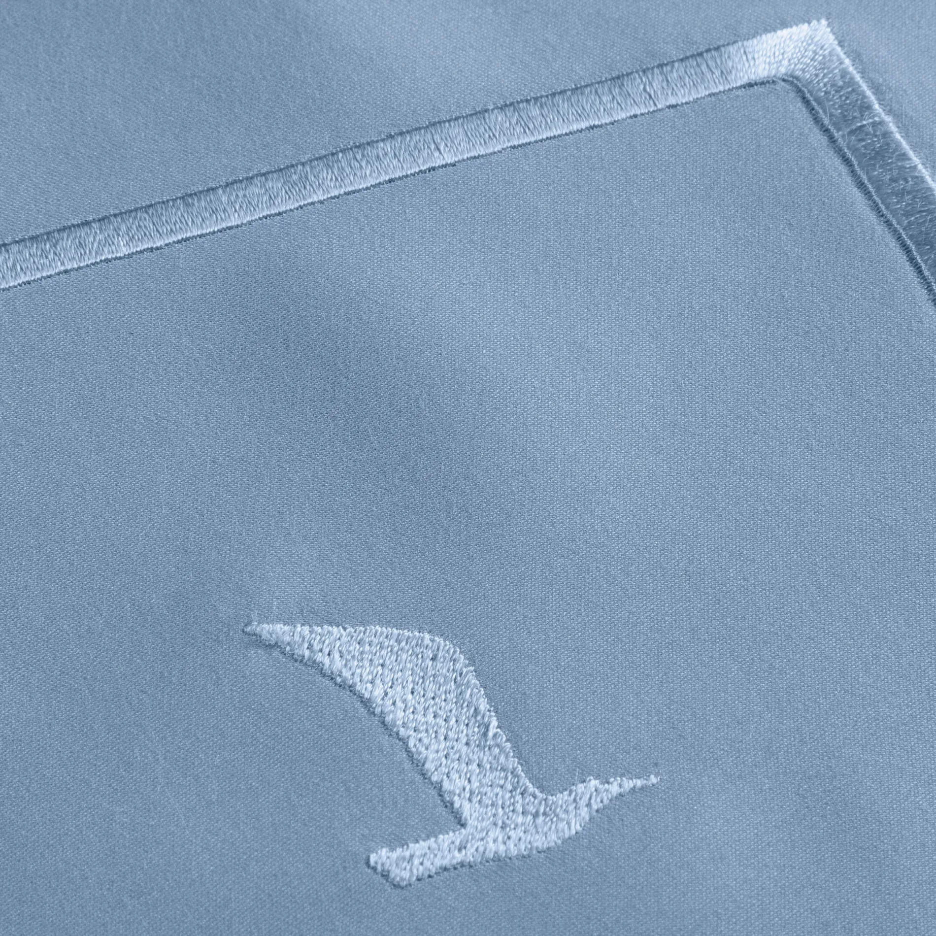 MÖVE Bettbezüge|Bettwäsche 200X200-Luxury Bettwäsche 200x200 cm + 2x80x80 cm(light blue)