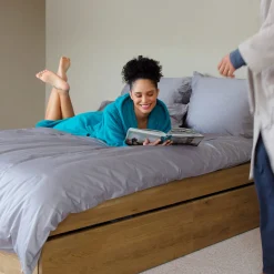 MÖVE Bettbezüge|Bettwäsche 200X200-Luxury Bettwäsche 200x200 cm + 2x80x80 cm(moonlight)