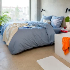 MÖVE Bettbezüge|Kissenbezüge-Luxury Kissenbezug 80x40 cm(light blue)