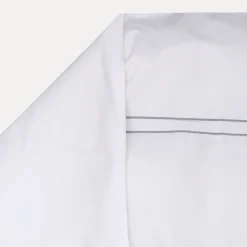 MÖVE Bettbezüge|Bettwäsche 200X200-Noblesse Bettwäsche 200x200 cm + 2x80x80 cm(white/grey)