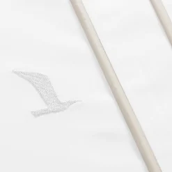 MÖVE Bettwäsche 200X200|Bettbezüge-Noblesse Bettwäsche 200x200 cm + 2x80x80 cm(white/champagne)