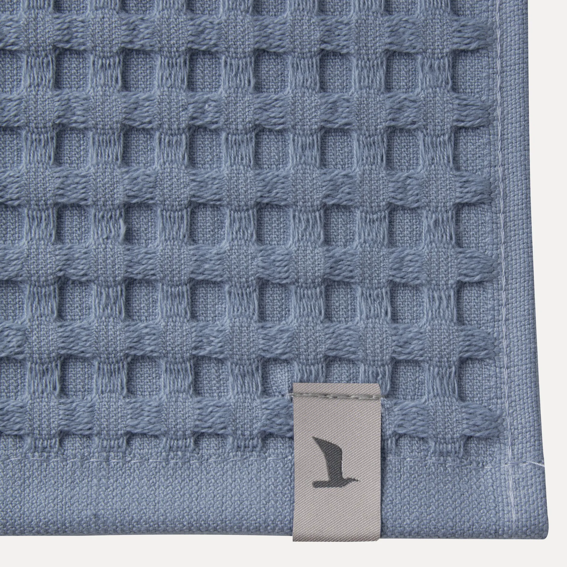 MÖVE Handtücher-Piquée Handtuch 50X100 cm(steel blue)