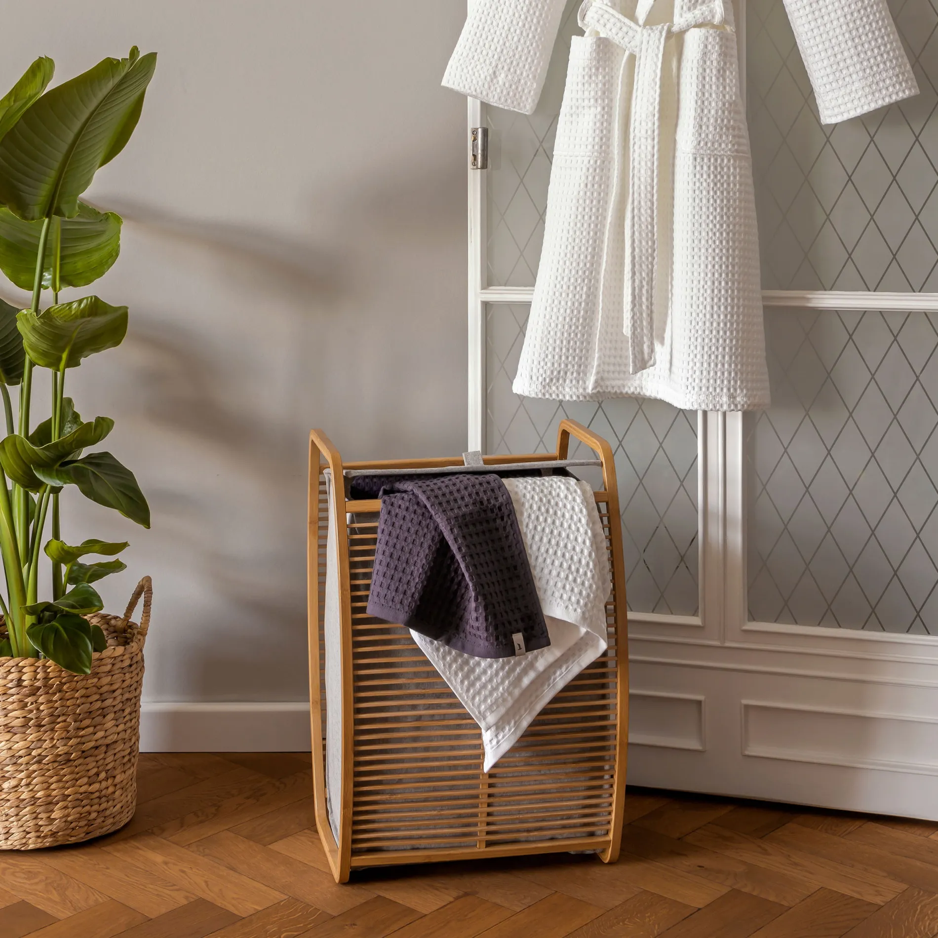 MÖVE Handtücher-Piquée Handtuch 50X100 cm(steel blue)