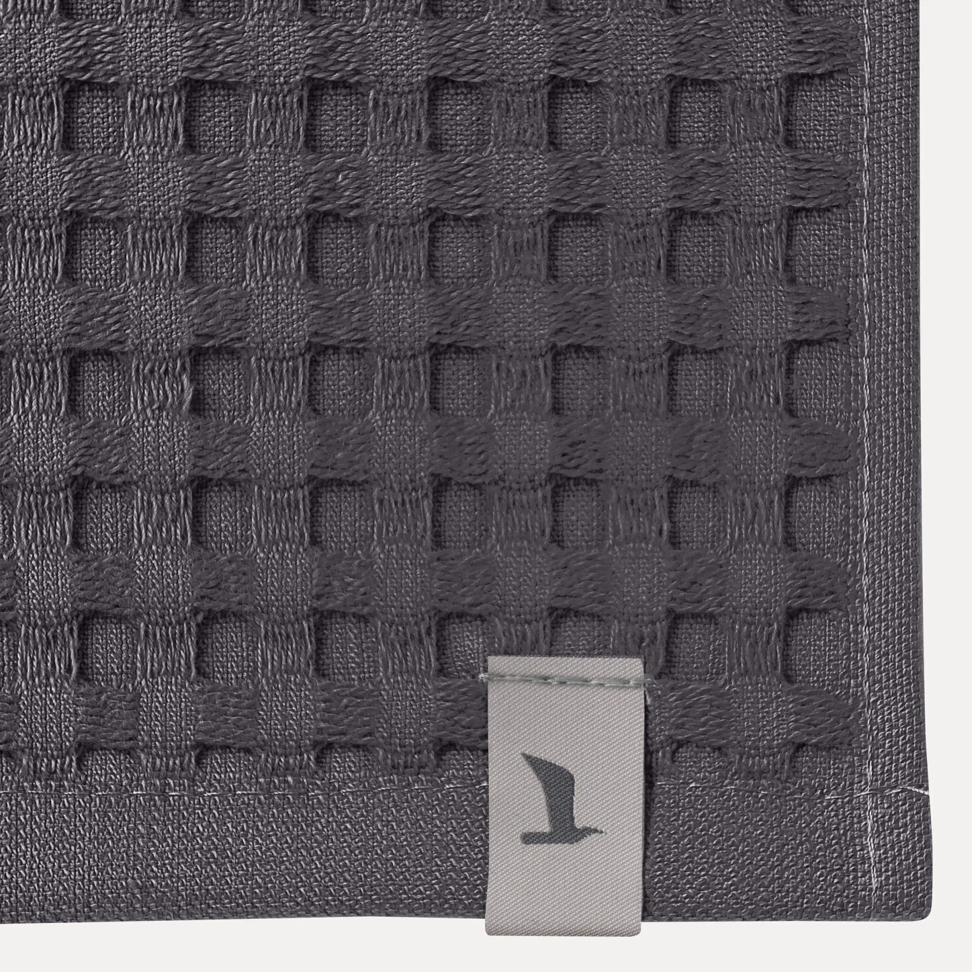 MÖVE Seiftücher|Kleine Handtücher-Piquée Seiftuch 30X30 cm(graphite)