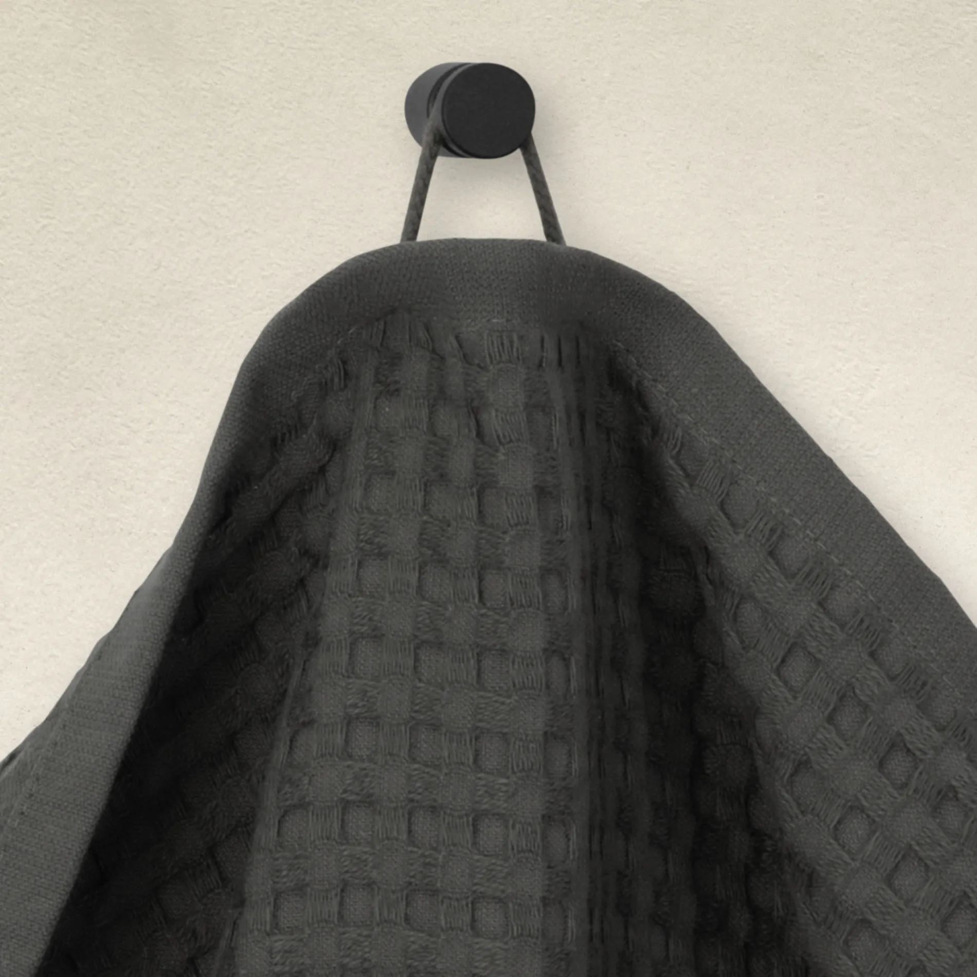 MÖVE Seiftücher|Kleine Handtücher-Piquée Seiftuch 30X30 cm(graphite)