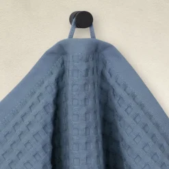 MÖVE Seiftücher|Kleine Handtücher-Piquée Seiftuch 30X30 cm(steel blue)
