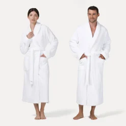 Damen MÖVE Damen|Herren-Pure Luxury Schalkragenmantel weiß(snow)