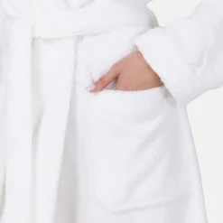 Damen MÖVE Damen|Herren-Pure Luxury Schalkragenmantel weiß(snow)