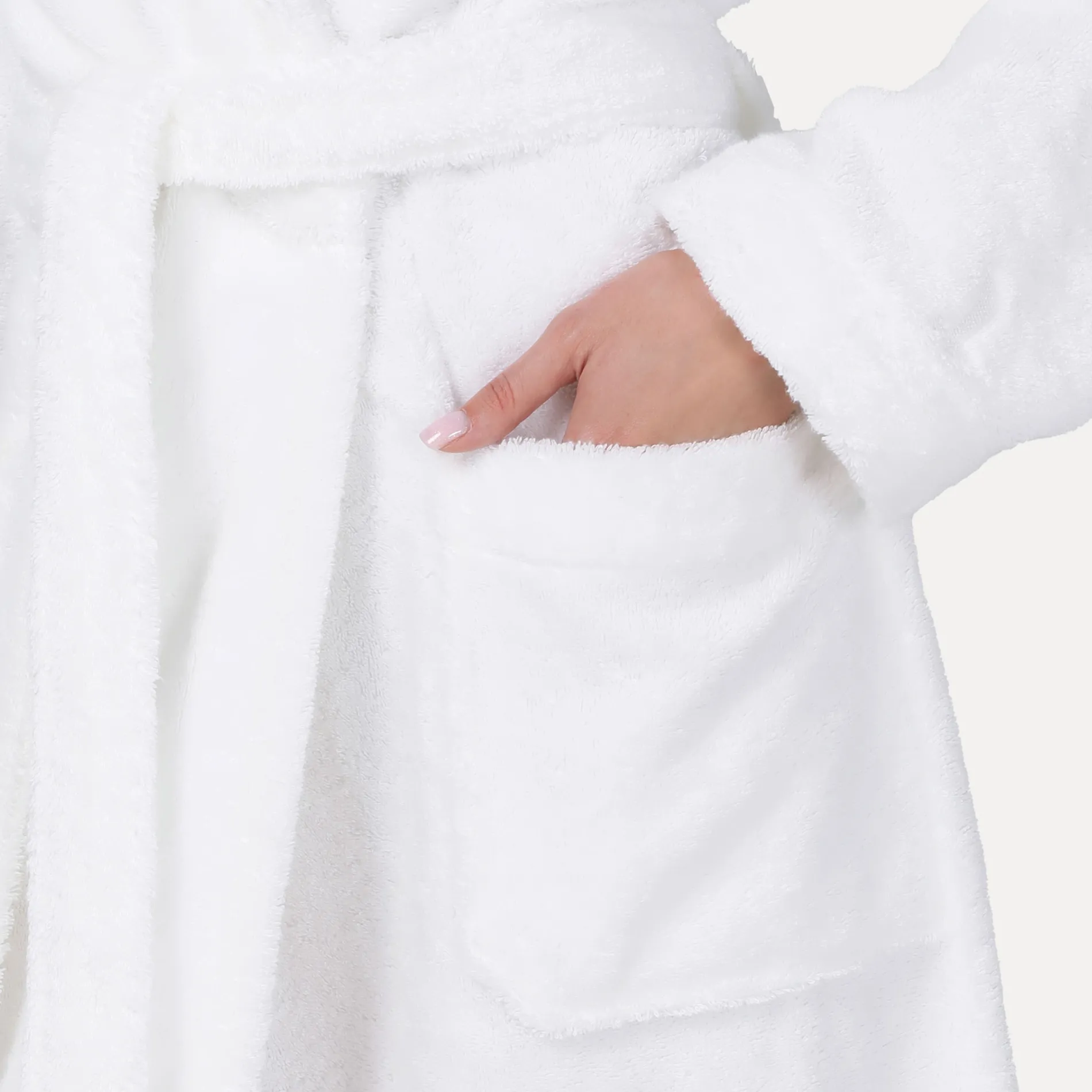 Damen MÖVE Damen|Herren-Pure Luxury Schalkragenmantel weiß(snow)