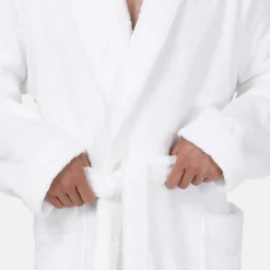 Damen MÖVE Damen|Herren-Pure Luxury Schalkragenmantel weiß(snow)