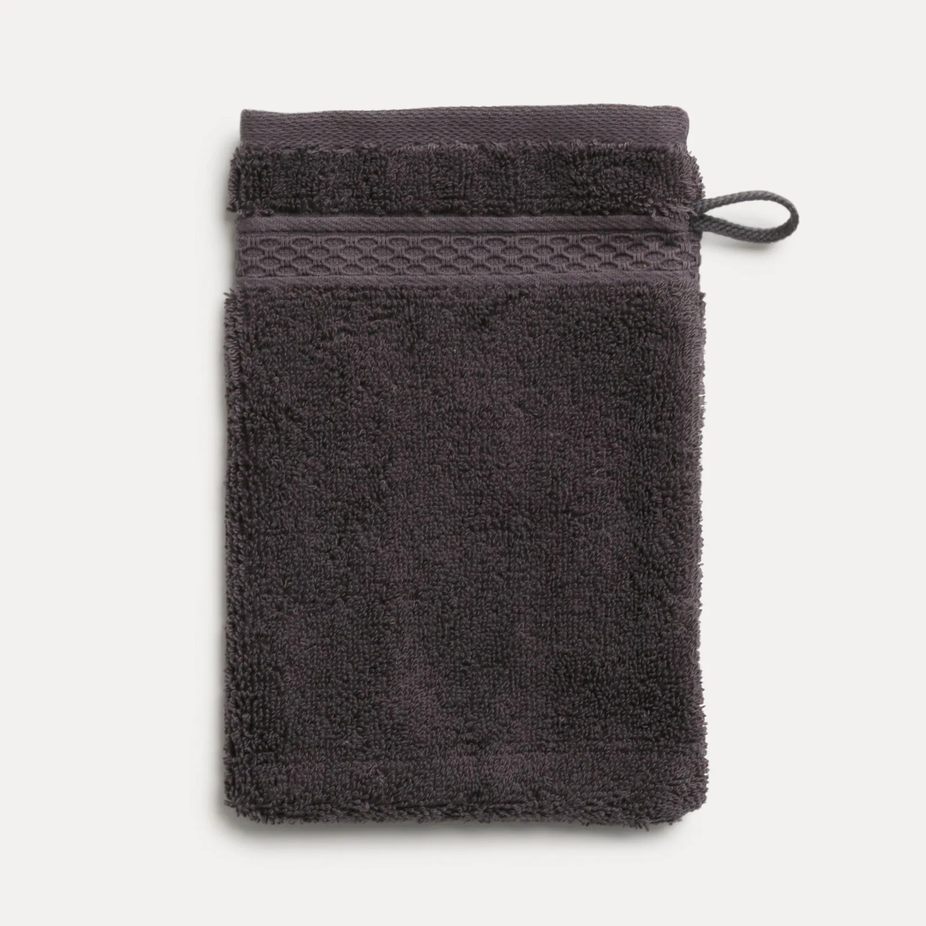 MÖVE Waschhandschuhe|Kleine Handtücher-Pure Luxury Waschhandschuh 20X15 cm(graphite)